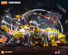 Transformers Blokees Dinobot Constructicons Action Figure Model Kit Toy Set Lot