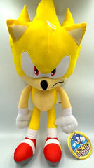 Giant SUPER SONIC Plush Toy 20 inch Tall Sonic the Hedgehog Official SEGA NWT