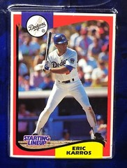 ERIC KARROS ⚾️ Los Angeles Dodgers 1994 Starting Lineup SLU Figure & Card NIP