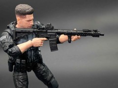 1/12 scale 3D printed tactical AR15 for classified valaverse marvel legends