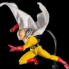 Amazing Yamaguchi Revoltech Saitama Action Figure One Punch Man Kaiyodo Model