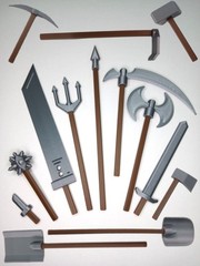 Accessories Set for Dummy 13 | 3D Printed Action Figure Addon Weapons & Tools