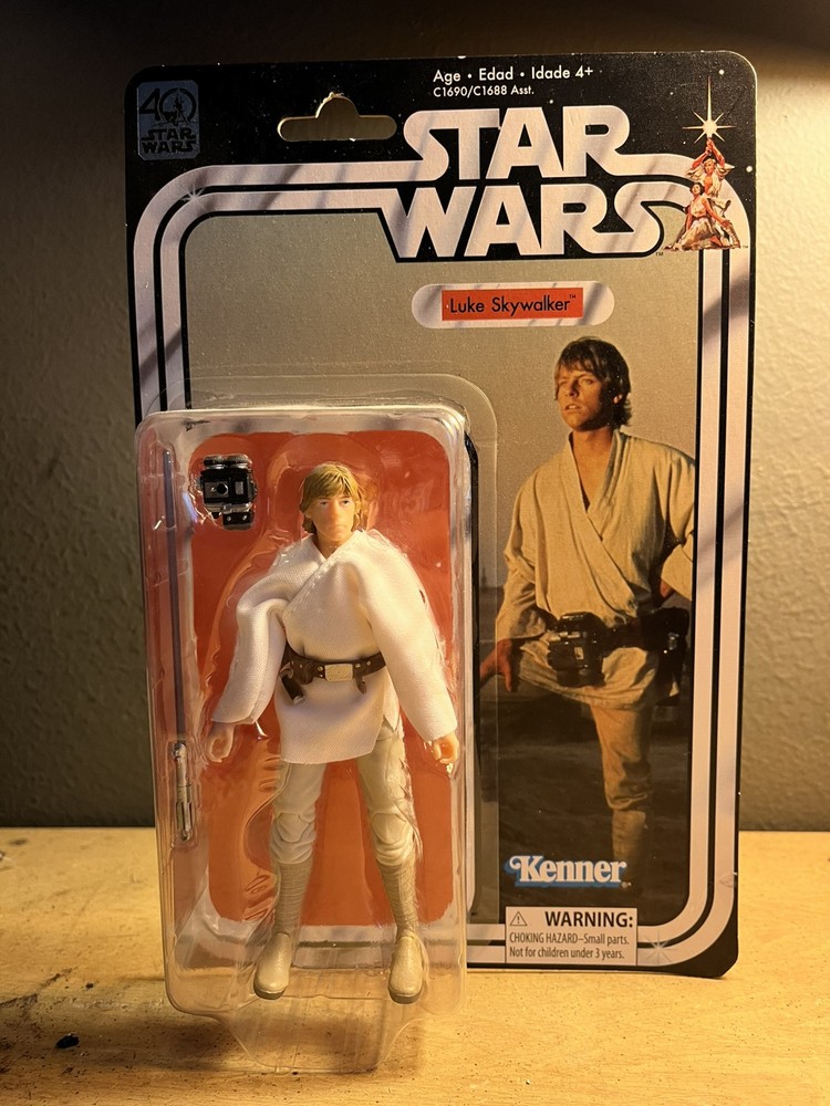 Star Wars Black Series 40th Anniversary Luke Skywalker 6″ Action Figure New Hope