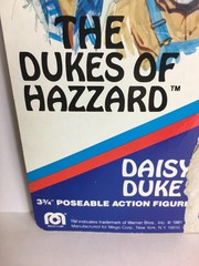 Mego Daisy Duke cardback for 3 3/4″ Figure 1981 Vintage Dukes Of Hazzard