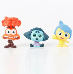 9pcs/Set Mini Inside Out 2 Action Figure Toy Cartoon Movie Joy Anxiety Anger