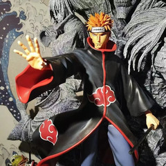 Anime Naruto Shippuden Pain Six Paths Akatsuki PVC Figure GK Statue Collectible