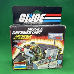 100% Complete 1984 Missile Defense Unit in Box Vintage G.I. GI Joe w/ Blueprints