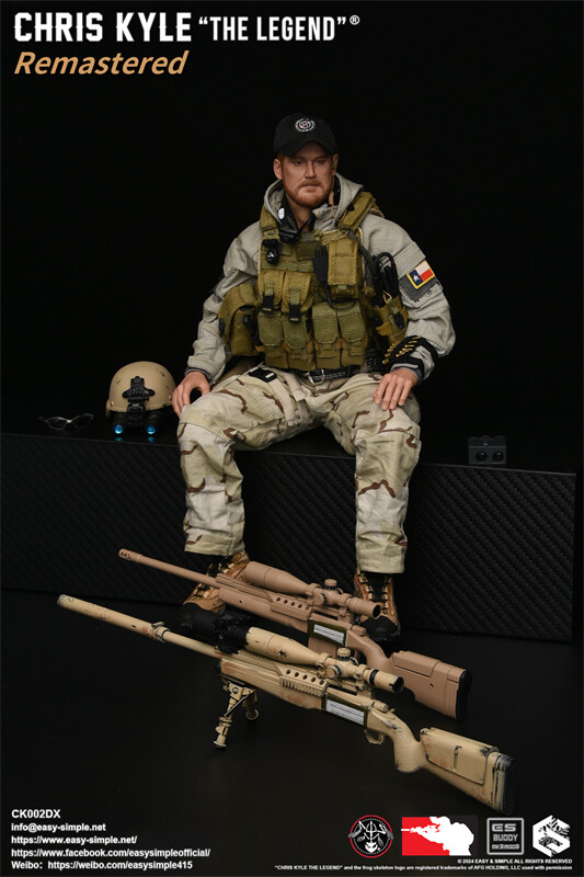 EASY SIMPLE CK002DX Chris Kyle The Legend Deluxe Version 1/6th Action Figure New