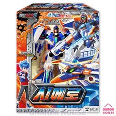 Metal Cardbot S CIELO Transformation Fighter Jet Action Figure Toy 2024