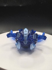 Bakugan Rubanoid Blue Aquos Translucent Gundalian Invaders DNA 620G READ!!!