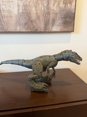 Jurassic World Alpha Training Blue Velociraptor Dinosaur Only, No Charger Remote