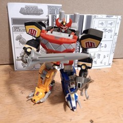 Bandai SMP Super Minipla Zyuranger MMPR Megazord & Dragonzord Complete