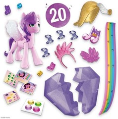Princess Pipp Petals Doll, Pink 3-Inch Pony with Friendship Bracelet & Charms