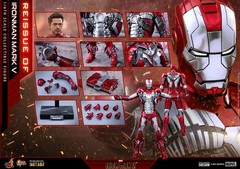 Hot Toys 1:6 Iron Man Mark V – MMS Diecast, Multicoloured