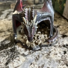 Game of Thrones Black/res Dragon Drogon Figure Statue Department 56