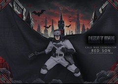 JMToys Batman Bruce Wayne Red Son 1/12 Soft Goods! Mcfarlane Mezco Mafex
