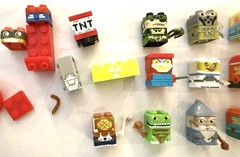 Sick Bricks Lot of 25 By Spin Master Characters Figurines Circa 2015 (est)