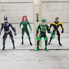 Kenner DC Batman Movie Figure Lot Poison Ivy Robin Batgirl 5″ 4 Vintage Figures