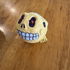 Lot of 4 1986 Horn Head Skull Face Wind Up Madballs Vintage Figure Toy
