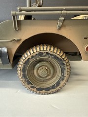Hasbro GI Joe 12″ WWII 1941 Jeep Willys US Army 1:6 Scale W/ Turret Gun (2001)