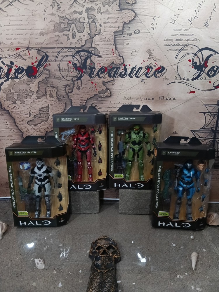 Jazwares Halo Infinite The Spartan Collection Series 1 Sealed Full Set of 4 MOC