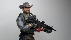 1:12 custom painted Arthur Morgan, Red Dead Redemption, Cowboy head sculpt