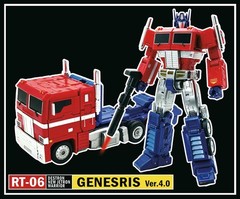 In Stock Transforms Toy RT-06 RT06 Optimus GENESRIS Ver.4.0 MP scale model toys