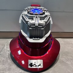 1:1 Iron Man MK5 Helmet LED Base Stand 5.2 Bluetooth Speaker Breathing Light New