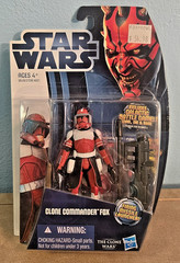 Brand New Star Wars The Clone Wars #CW18 Clone Commander FOX Figure 2012