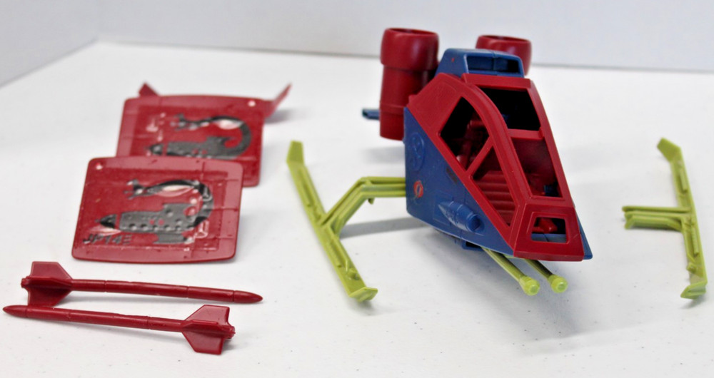 1986 GI Joe G.I. Joe Dreadnok Air Assault VTOL Jet Sears Lot Broken