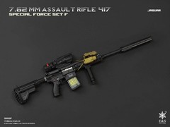 1/6 Scale Modern Era ASSAULT RIFLE 417 Weapons Set – NIB Easy and Simple Set F –