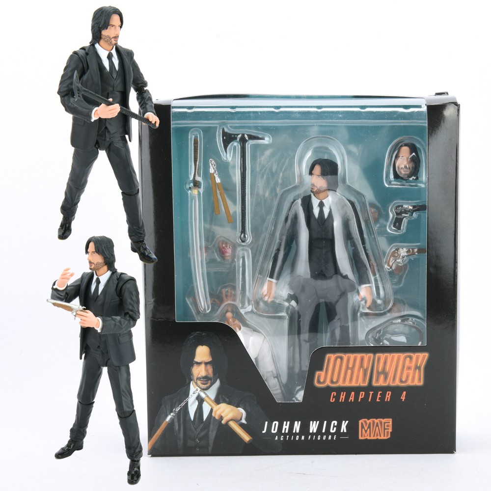 John Wick Chapter 4 Action Figures 6″ Model PVC Toys Gift New In Box