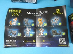 Warrior Cats Series 1 Mystery Figure Lot – SCOURGE + YELLOWFANG – Opened Package