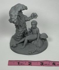 Attack of The Mushroom People Mushroom Monster and Ukulele Girl Paintable Toy