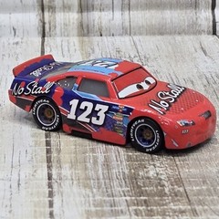 Disney Pixar Cars Todd Marcus #123 No Stall Piston Cup Race