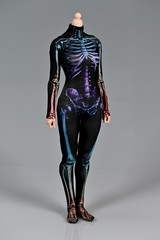 1/6 Elastic Jumpsuit Tight Clothing Fit 12” Female Action Figure