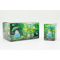 Rainy Day Animals and Birds Hiding under Leaves Figurines Blind Box Toys Chirps