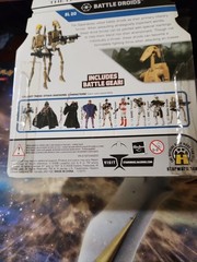 STAR WARS SAGA LEGENDS 20 TAN BATTLE DROID GEONOSIS ARENA FIGURE NEW SEALED 2009
