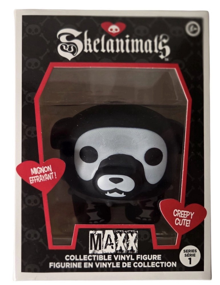 Skelanimals Maxx The bulldog Creepy Cute Vinyl Figure Series 1
