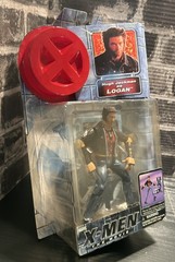 ToyBiz X-Men Movie Logan Hugh Jackman Action Figure Multicolor Boxed + Stand