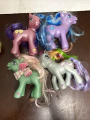 My Little Pony G1 80s 90s 2000s Huge Lot Of 31 Babies Adults Seahorse Miniatures