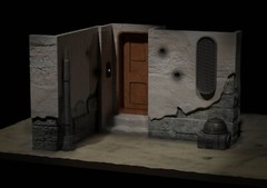 Jedha Diorama for 6 IN Figures (Un-Painted)