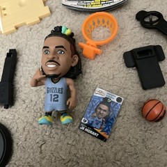 ZURU NBA BALLERS JA MORANT MEMPHIS GRIZZLIES FIGURE WITH BLUE JERSEY COMPLETE