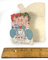 Vintage, Rare Die-Cut Superman Valentine’s Day Card (Circa 1940’s)