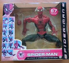 2004 Toy Biz Spider-Man 2 Amazing Spiderman Super Poseable 18″ Action Figure