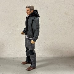 PB-MTR-SET: 1/12 Batman movie Bruce Wayne motorcycle outfit for 6″ Nota body