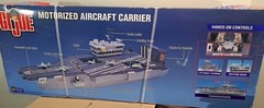 G.I. JOE USS Saratoga Motorized Aircraft Carrier #05225T Released in 2002