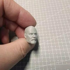 1/12 Scale Bryan Cranston Breaking Bad Head Sculpt Unpainted for 6“ Figure SHF