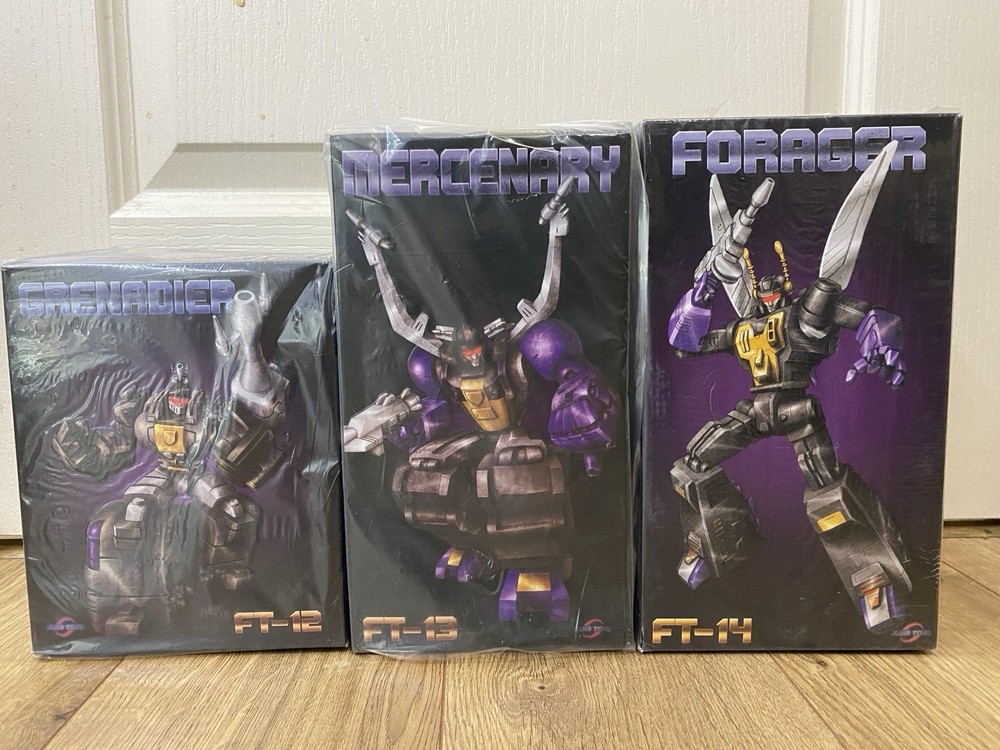 New Fans Toys FT-12 Grenadier FT-13 Mercenary FT-14 Forager MP Scale Insecticons