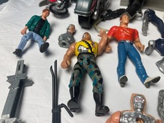 TERMINATOR 2 Bioflesh JUDGMENT DAY ACTION FIGURES Lot 1991 Vintage +Accessories